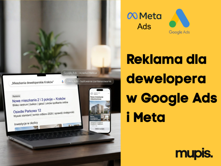 reklama dewelopera w Google Ads